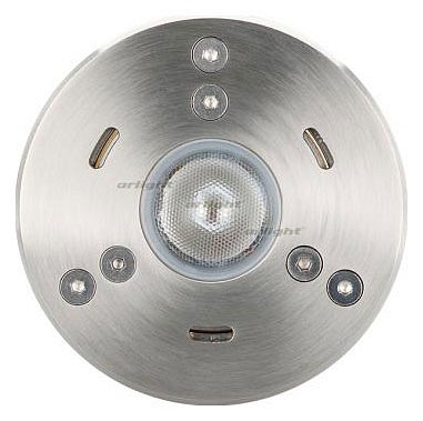 Встраиваемый в дорогу светильник arlight kt-aqua-color-r85-9w rgb (sl, 25 deg, 12v) 024939