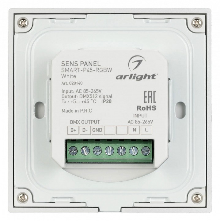 Панель-регулятора цвета rgbw  сенсорный встраиваемый arlight smart 028140
