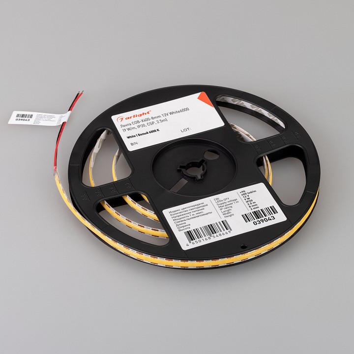 Лента светодиодная arlight cob 39043