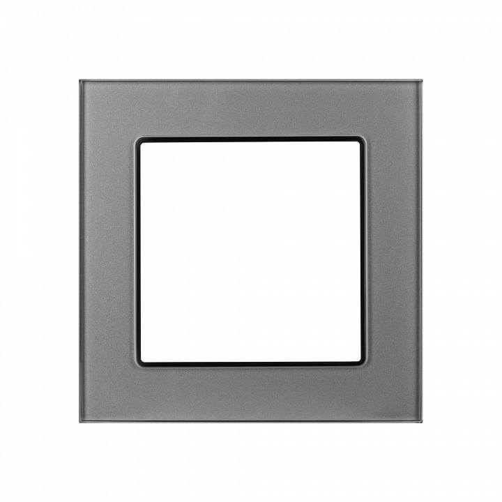 Рамка на 1 пост arlight glare 043788