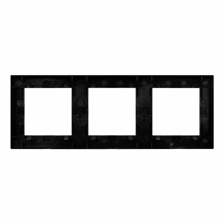 Рамка на 3 поста arlight glare 043801