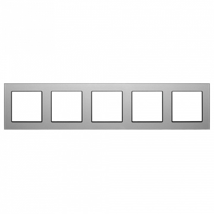 Рамка на 5 постов arlight glare 043807