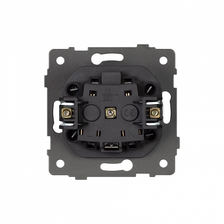 Розетка с заземлением, Без рамки arlight sct 049817