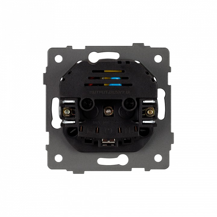 Розетка с заземлением и 2хusb type a, Без рамки arlight sct 049819