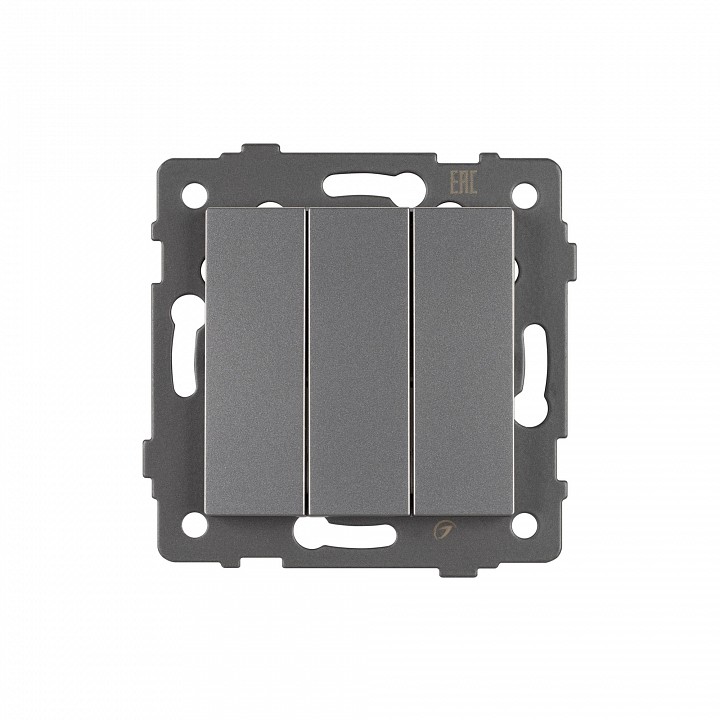 Выключатель трехклавишный без рамки arlight swt 049898