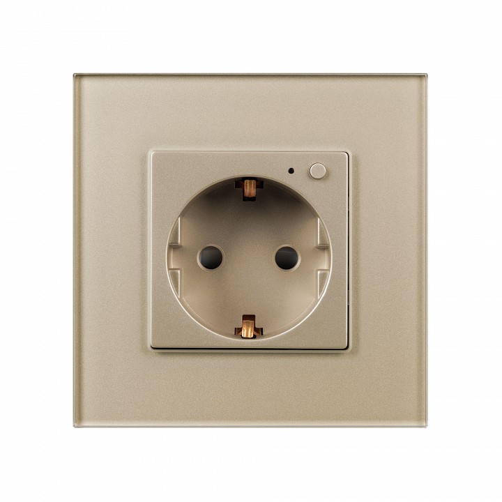 Розетка с заземлением arlight omali 050218