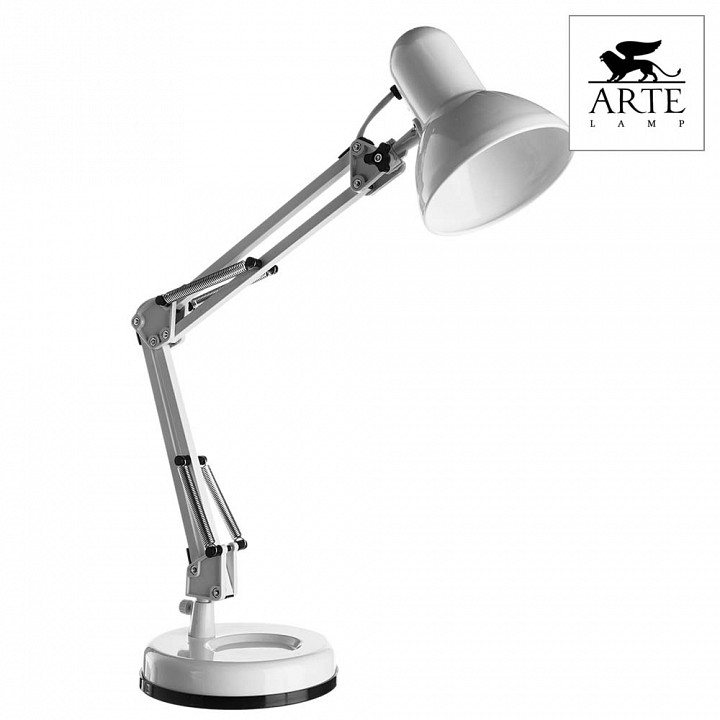 Настольная лампа офисная arte lamp junior a1330lt-1wh