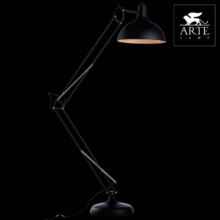 Торшер arte lamp goliath a2487pn-1bk