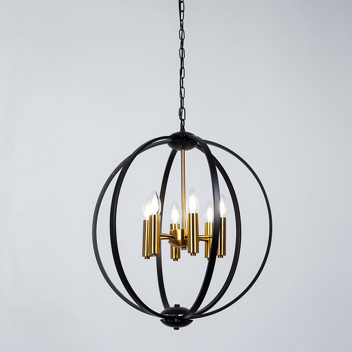 Подвесная люстра arte lamp castula a7013sp-6bk