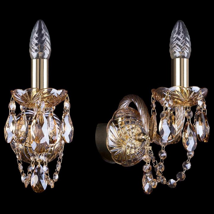 Бра bohemia ivele crystal 1400 1402b/1/141/g/m721