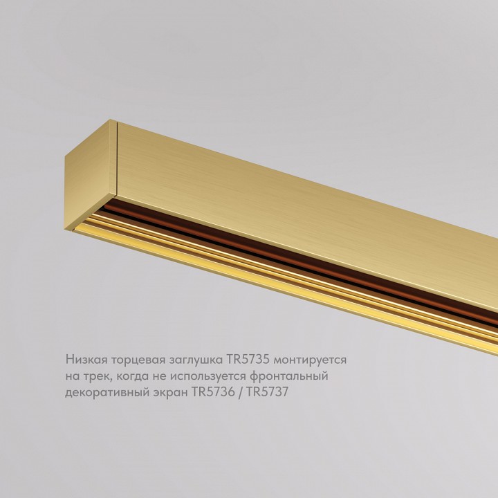 Заглушка для трека denkirs shine base tr5735-sb