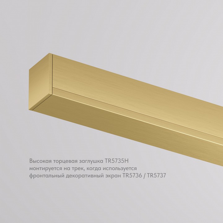 Заглушка для трека denkirs shine base tr5735h-sb