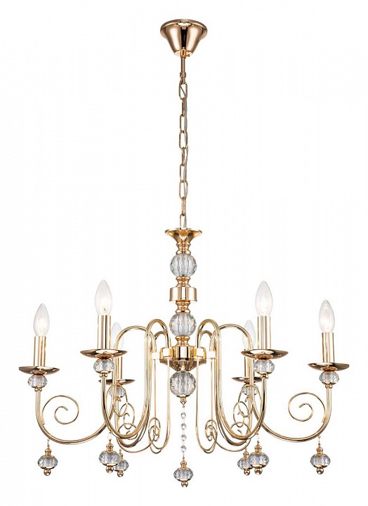 Подвесной светильник escada shine 678/6pl gold