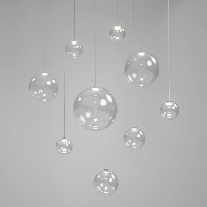 Подвесной светильник eurosvet wonder 50232/1 led прозрачный