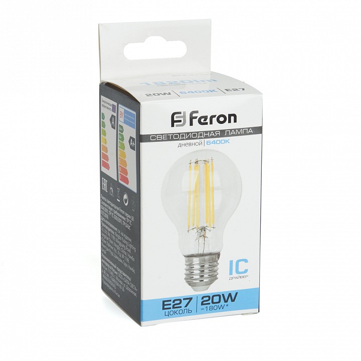 Лампа светодиодная feron lb-620 e27 20вт 6400k 48285