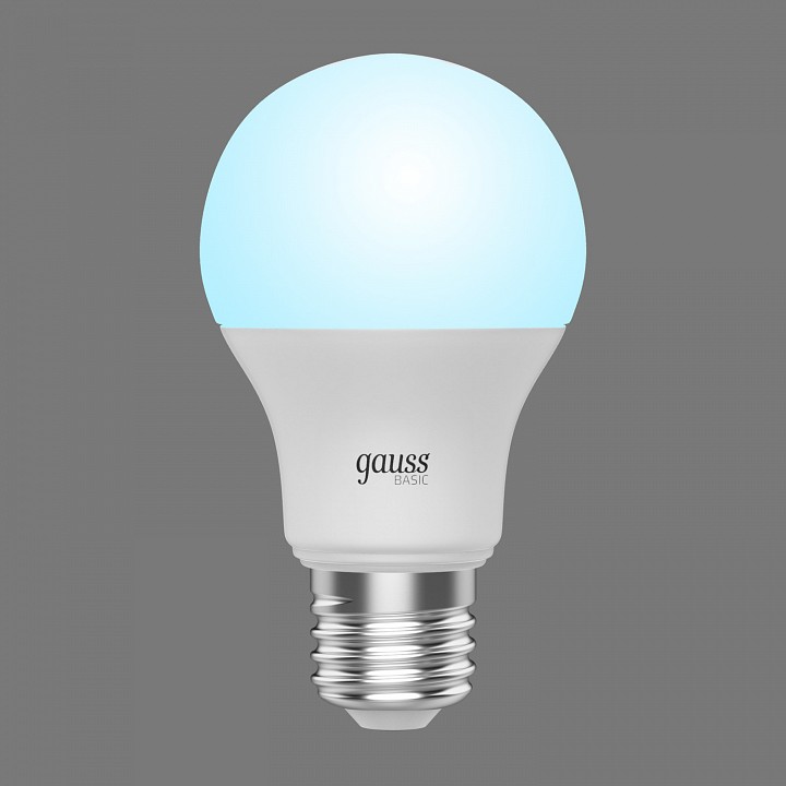 Лампа светодиодная gauss basic e27 12вт 4100k 202402212
