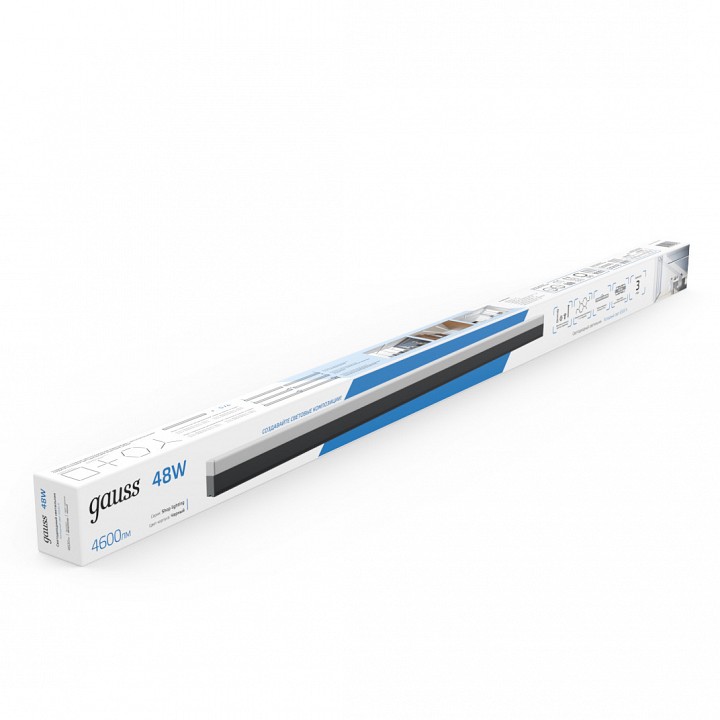 Модульный светильник gauss shop lighting 883625348