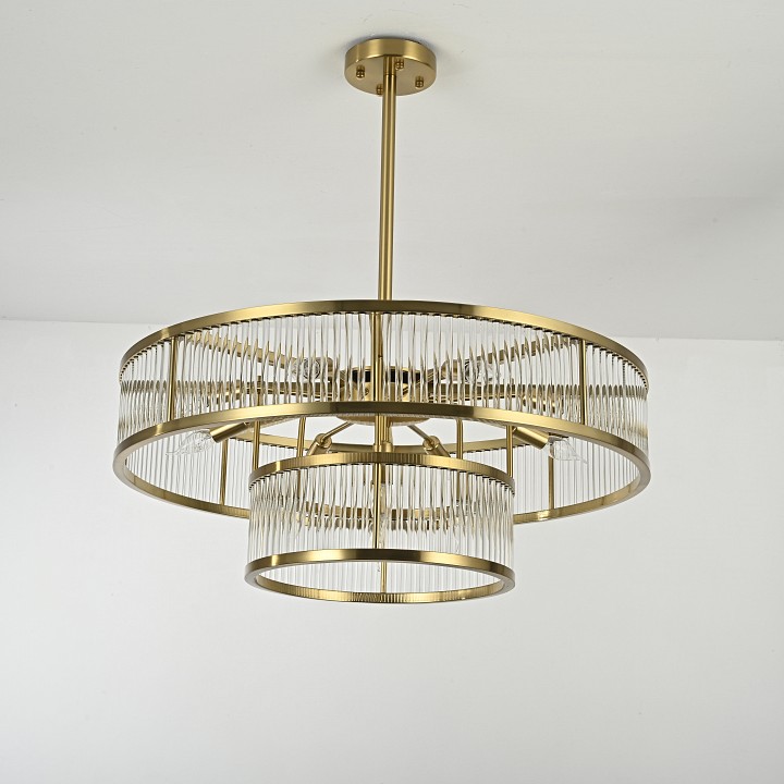 Люстра на штанге imperiumloft rh marais round chandelier d80 40, 2668