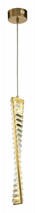 Подвесной светильник indigo frizzante 12015/1p brass