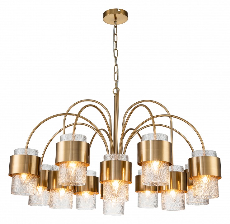 Подвесная люстра indigo eleganza 12019/a/12p brass