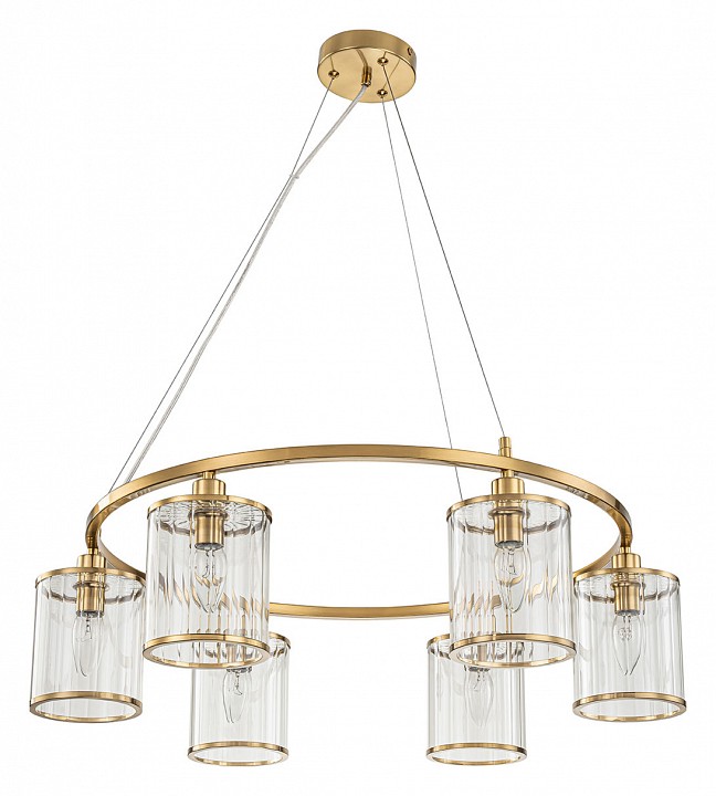 Подвесная люстра indigo dante 13022/6p brass
