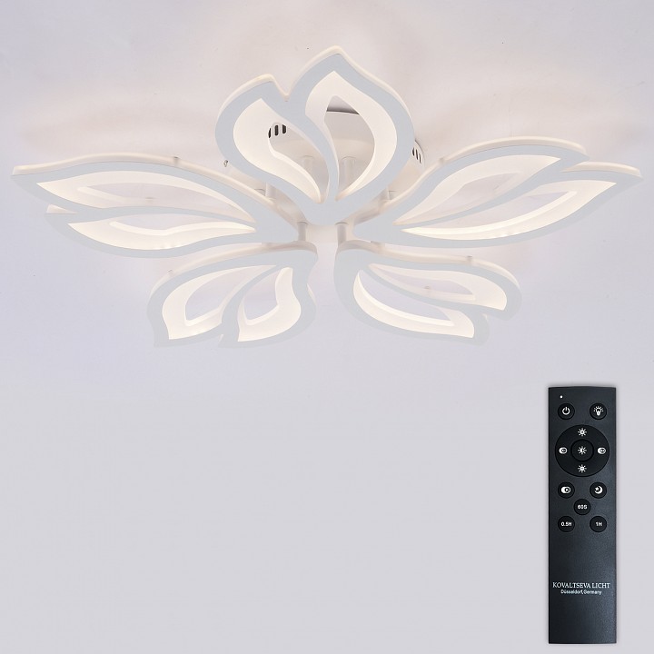Потолочная люстра natali kovaltseva fortuna led lamps 81107/4c