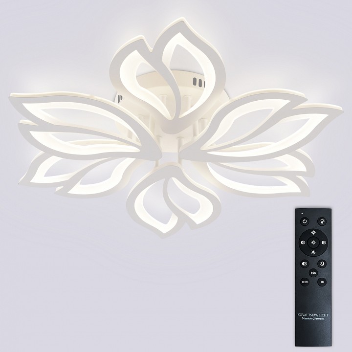 Потолочная люстра natali kovaltseva fortuna led lamps 81107/6c