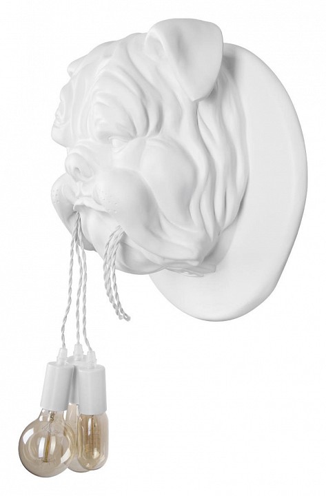 Бра loft it bulldog 10177 white