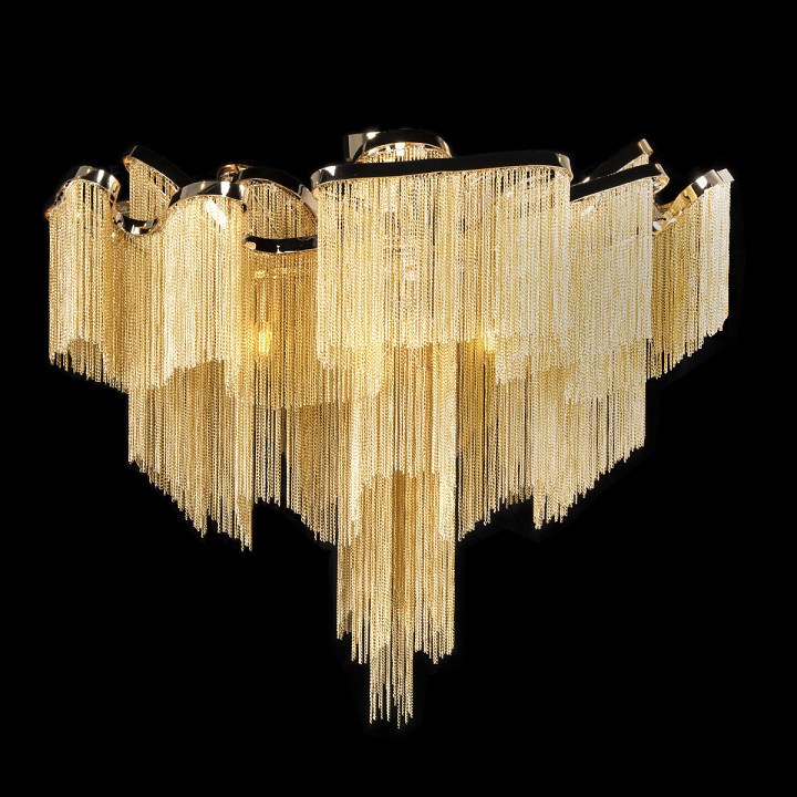 Потолочная люстра loft it stream 10208/1000c gold