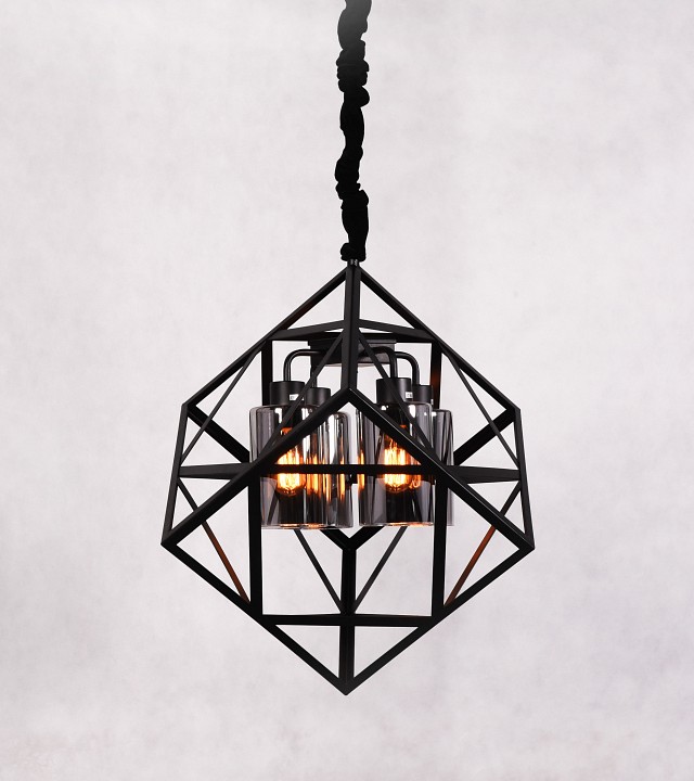 Подвесная люстра lumina deco brutte ldp 11339-4 bk