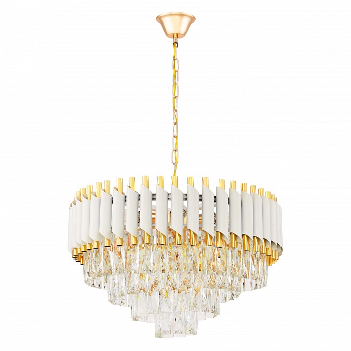 Подвесная люстра lumina deco mazini ldp 6003-500 wt+f.gd