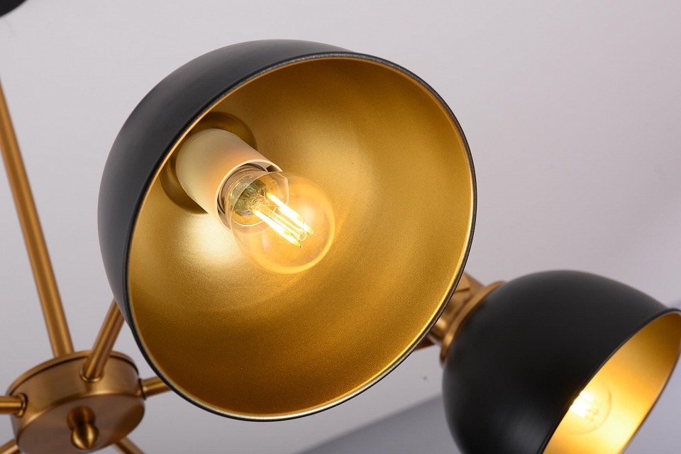 Люстра на штанге lumina deco belmonti ldp d017-5 bk