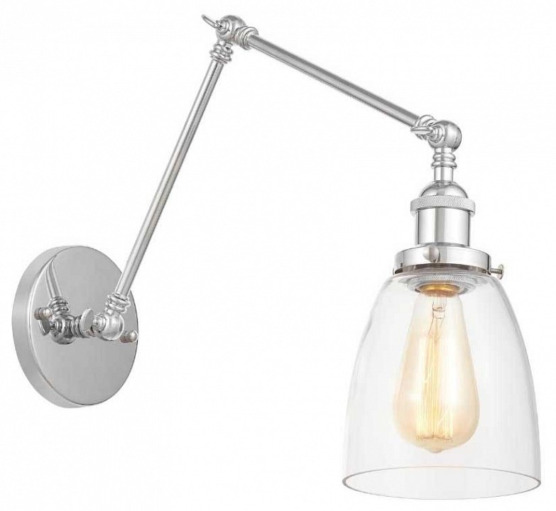 Бра lumina deco fabi ldw 6800-2 chr+pr