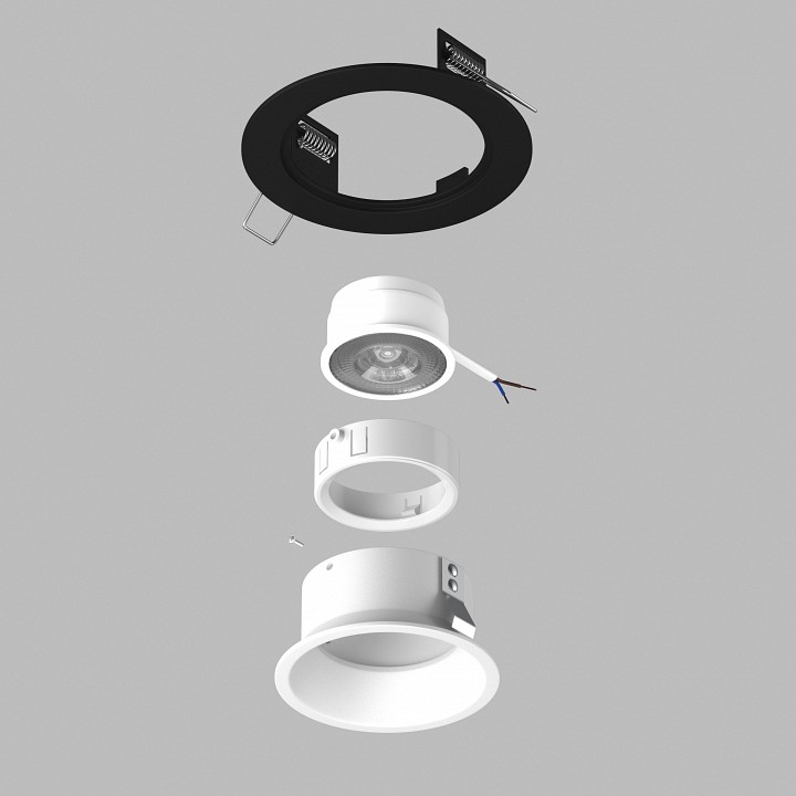 Встраиваемый светильник lightstar domino d61706wmod