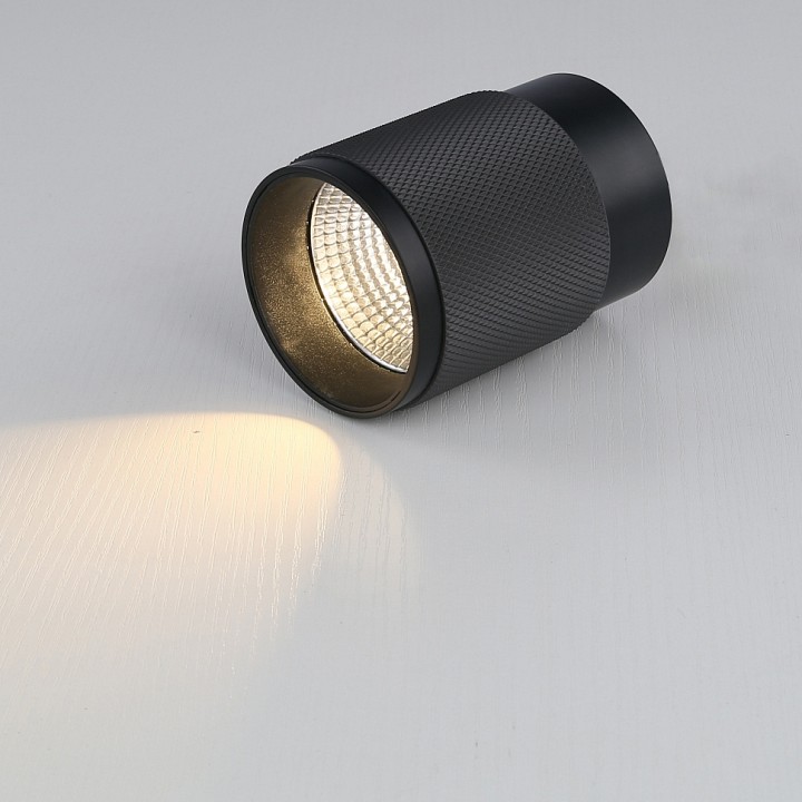 Накладной светильник iledex delta 1955-10w-3000k-36 bk+grp