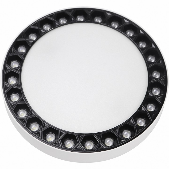 Накладной светильник iledex mercury 5552-36w-d217-3/4k-wh+bk
