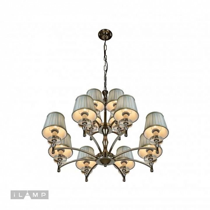 Подвесная люстра ilamp olivia 82336/8+4 cr