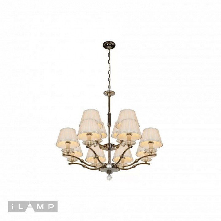 Подвесная люстра ilamp vivaldi 85125/8+4 cr