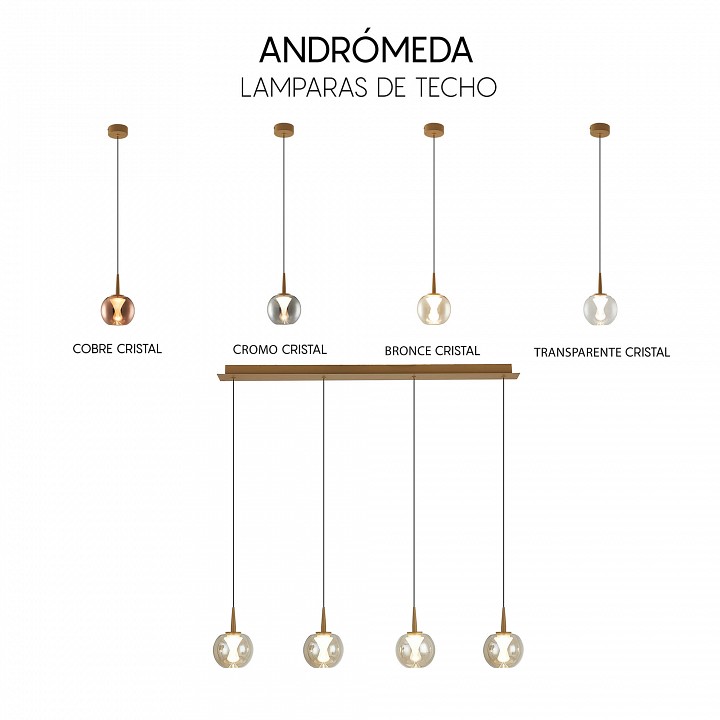 Подвесной светильник mantra andromeda 9077