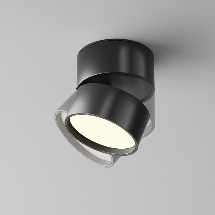 Накладной светильник maytoni onda c024cl-12w4k-b-1