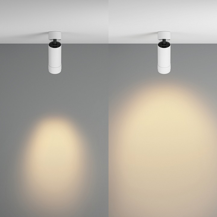 Светильник на штанге maytoni focus zoom c055cl-l12w2.7k-z-w