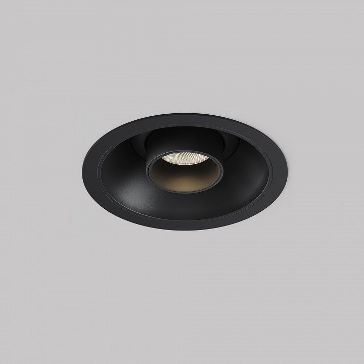 Встраиваемый светильник maytoni focus t c140rs-l300-7w3k-b