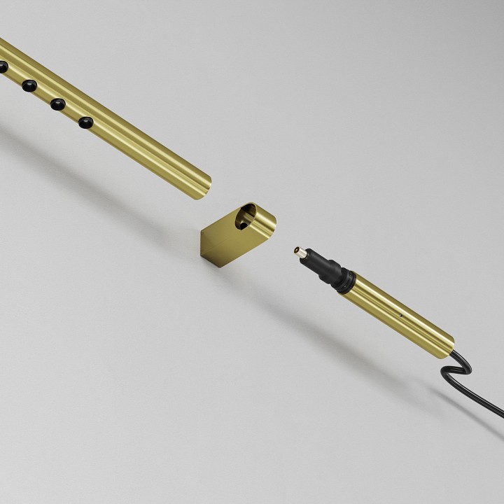 Токопровод maytoni accessories for system axity ca002pi-bs