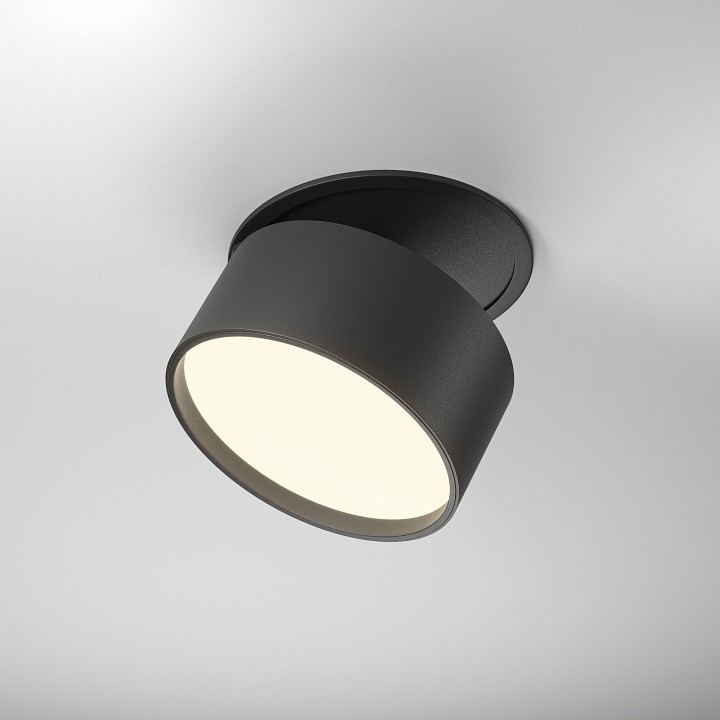 Встраиваемый светильник maytoni onda dl024-12w-dtw-b