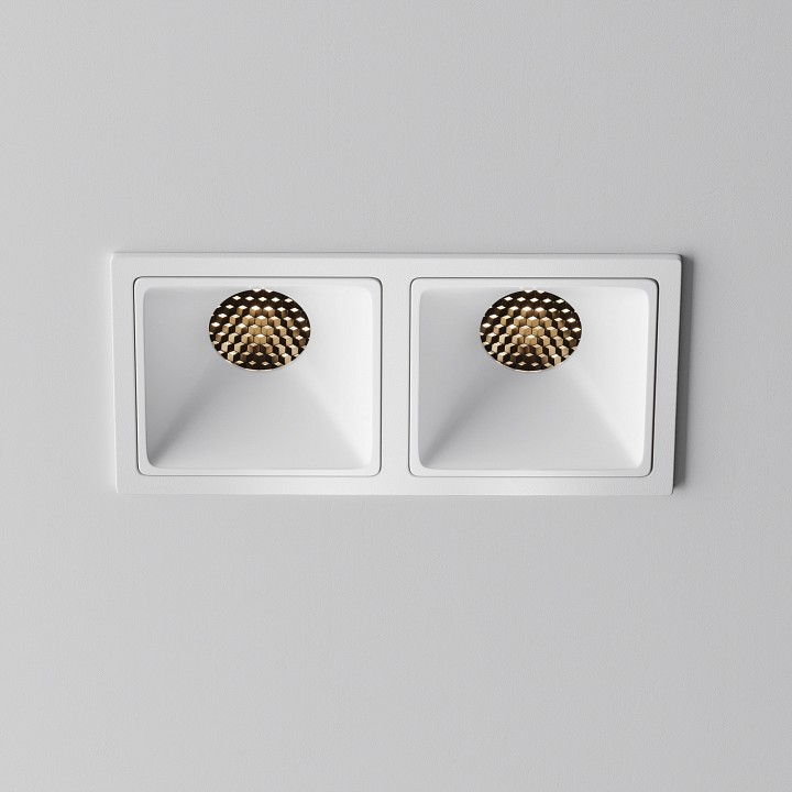 Встраиваемый светильник maytoni alfa led dl043-02-10w3k-sq-w-1