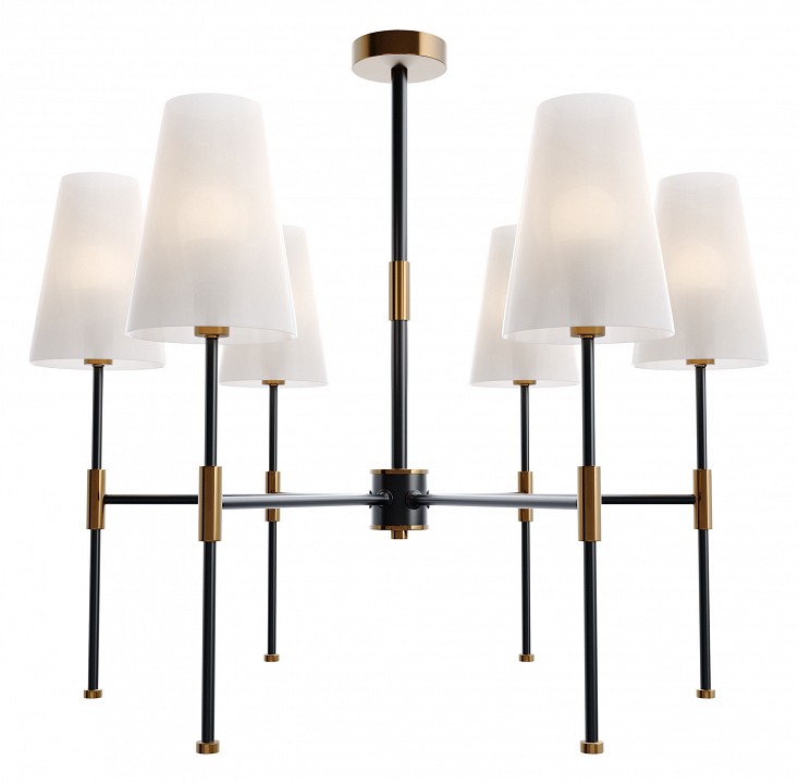 Люстра на штанге freya tida fr5196pl-06bbs