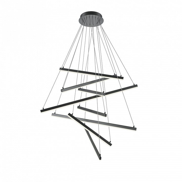 Подвесная люстра maytoni line mod016pl-l96bk