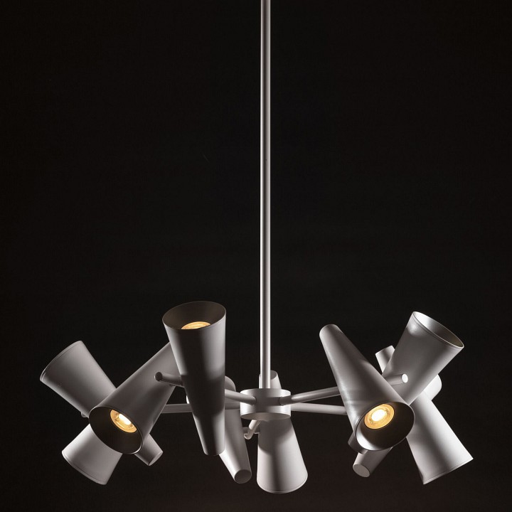 Люстра на штанге maytoni giro mod095pl-10w