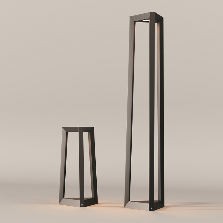 Наземный низкий светильник maytoni luft o466fl-l12b3k