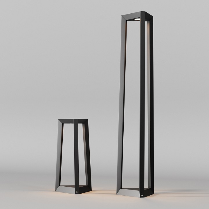 Наземный высокий светильник maytoni luft o466fl-l12b3k1